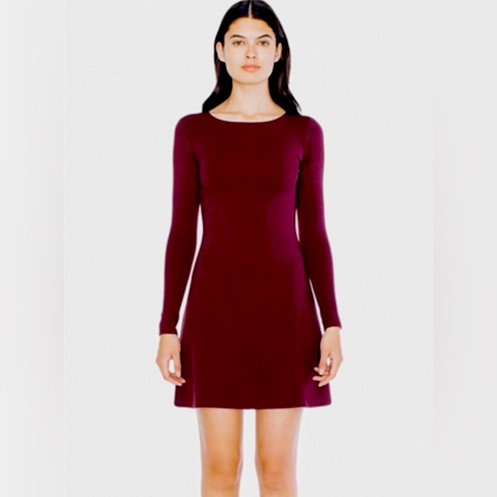 American apparel ponte a-line dress size S